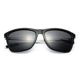 Vintage,UV400,Polarized,Sunglasses,Square,Frame,Outdooors,Driving,Glasses