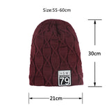 Unisex,Winter,Outdoor,Sports,Thicken,Woolen,Weaving,Knitted,Beanie