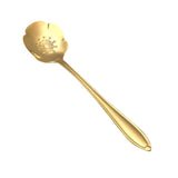 KCASA,Flower,Shape,Stainless,Steel,Coffee,Sugar,Spoon,Spoon,Cream,Tableware