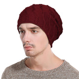 Winter,Cotton,Knitted,Beanie,Causal,Thickening,Windproof,Outdoor,Stretchable