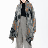 Women,200*66CM,Leopard,Artificial,Cashmere,Scarf,Winter,Shawl