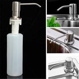 350ML,Kitchen,Bathroom,Liquid,Dispenser,Brushed,Nickel