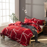 Geometric,Print,Bedspread,Softer,Polyester,Extreme,Comforter,Bedding