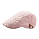 Summer,Womens,Embroidered,Printting,Beret,Adjustable,Gatsby,Visor