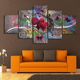 Abstract,Butterfly,Canvas,Printed,Paintings,Decor