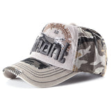 Unisex,Embroidery,Baseball,Camouflage,Casual,Outdoor