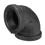 Elbow,Degree,Pipes,Fittings,Malleable,Black,Female,Connector"
