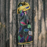 Women's,Vintage,Floral,Elegant,Scarves,Scarf