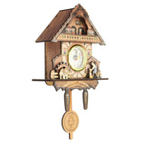 Vintage,Cuckoo,Wooden,Battery,Hanging,Silent,Swing,Clock,Child