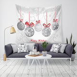 Loskii,Christmas,Tapestry,Santa,Print,Hanging,Tapestry,Decor,Christmas,Decorations