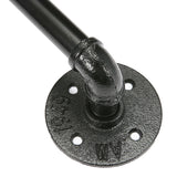 Industrial,Handle,Shelf,Bracket,Black,Steampunk,Flange
