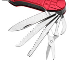 Stainless,Steel,Survival,Folding,Knife,Multifunction,Scissors,Fishing,Scale,Tools