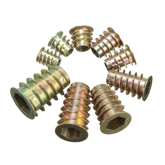 Drive,Screw,Threaded,Insert,Flange