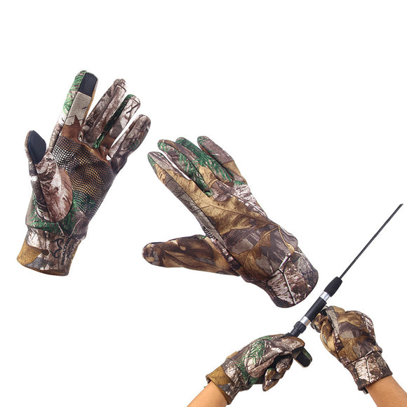 ZANLURE,Outdoor,Fishing,Gloves,Touch,Screen,Hunting,Camping,Camouflage,Gloves