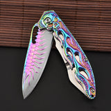 195mm,Stainless,Steel,Folding,Knife,Outdoor,Hiking,Survival,Tools,Pocket,Knife