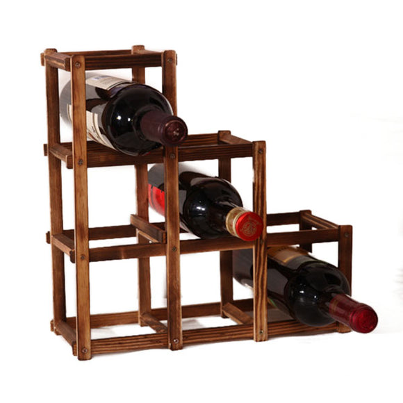 Wooden,Holder,Bottle,Mount,Kitchen,Glass,Drinks,Holder,Storage,Organizer