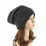 Women,Casual,Autumn,Knitting,Outdoor,Solid,Skullies,Beanies