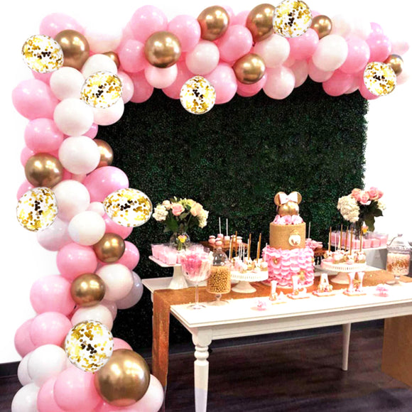 Metallic,White,Premium,Latex,Balloon,Garland,Birthday,Party,Wedding,Balloons,Decoration