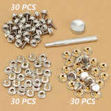 30Set,Fastener,Screws,Attaching,Marine,Canvas,Cover