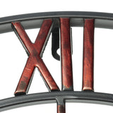 Classic,Large,Metal,Wrought,Clock,Roman,Numerals,Steampunk,Decor