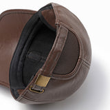 Winter,Artificial,Leather,Cotton,Lining,Letter,Badge,Outdoor,Adjustable,Baseball