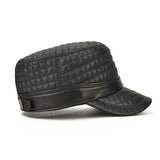 Men's,Leather,Baseball,Adjustable,Outdoor,Windproof,Snapback