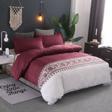 Bedding,Simple,Style,Quilt,Cover,Pillowcase,Queen