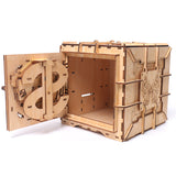 Wooden,Mechanical,Transmission,Treasure,Chest,Jewelry,Storage,Coins,Puzzle