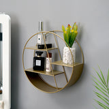 Mounted,Metal,Hanging,Storage,Shelves,Display,Organizer,Decor