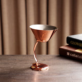 Durable,150ml,Stainless,Steel,Martini,Glass,Goblets,Party,Banquet