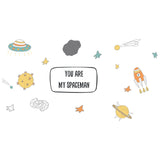 Miico,FX64036,Cartoon,Sticker,Spaceship,Meteorite,Combination,Stickers,Children's,Decoration,Stickers