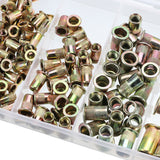 Suleve,MXZN9,220Pcs,Mixed,Steel,Rivet,Rivnuts,Blindnuts,Nutserts,Insert,Rivet,Assortment