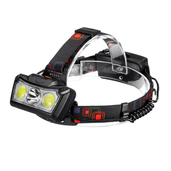 XANES,BT005,1300LM,HeadLamp,Waterproof,Modes,Outdoor,Running,Camping,Hiking,Cycling,Light,2x18650,Rechargeable,Interface