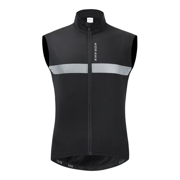 WOSAWE,Winter,Cycling,Fleece,Windproof,Gilet,Riding,Skiing,Reflective,Biyclcle,Cycling,Jacket