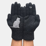 Women's,Gloves,Autumn,Winter,Outdoor,Padded,Print,Glove