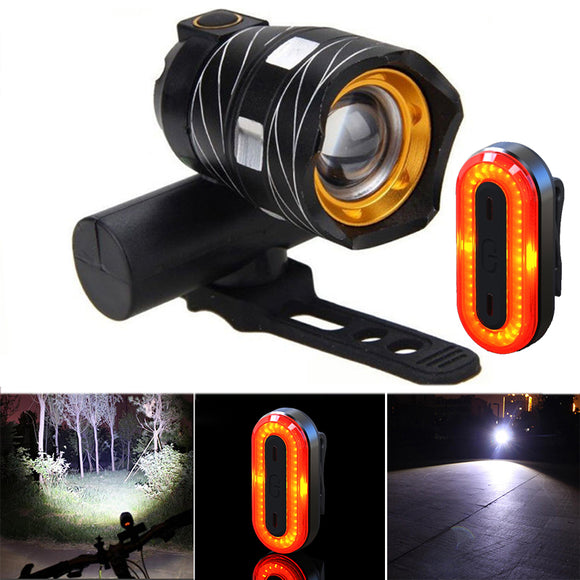 XANES,800LM,Light,Modes,Waterproof,STL03,100LM,Bicycle,Taillight