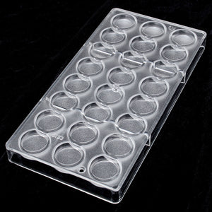 Matte,Round,Shaped,Polycarbonate,Sweet,Candy,Cavity,Chocolate,Mould
