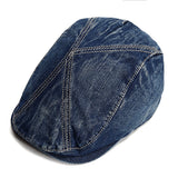 Washed,Cotton,Denim,Berets,Outdoor,Casual,Sunscreen,Forward