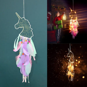 Unicornio,Pendant,Feather,Dream,Catcher,Indian,Crafts,Hanging,Large,Chimes,Dream,Catcher,Decorations