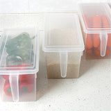 Stackable,Sealed,Handles,Refrigerator,Cabinet,Kitchen,Storage,Container,Boxes,Baskets