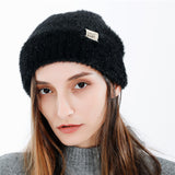 Winter,Cashmere,Beanie,Outdoor,Windproof,Rolled,Skullcap,Women