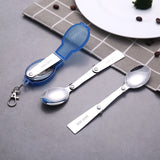 IPRee,Folding,Spoon,Stainless,Steel,Ladle,Outdoor,Camping,Picnic,Tableware