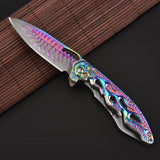 195mm,Stainless,Steel,Folding,Knife,Outdoor,Hiking,Survival,Tools,Pocket,Knife