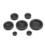 170Pcs,Rubber,Sealing,Black,Grommets,Gasket,Assortment,Plastic