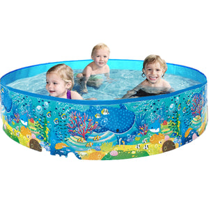 152x25CM,Children's,Foldable,Swimming,Family,Backyard,Plastic,Household,Swimming