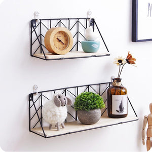 Metal,Floating,Shelves,Shelf,Bracket,Industrial,Modern,Storage,Hallway,Decor