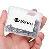 Suleve,M3SS4,100Pcs,Metric,Stainless,Steel,Button,Socket,Screw