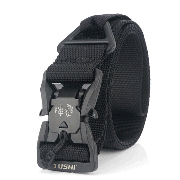TUSHI,125cm,Quick,Release,Magnetic,Nylon,Adjustable,Tactical,Punch,Buckle,Hunting,Portable,Waistband