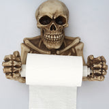 Skull,Paper,Holder,Mount,Toilet,Skeleton,Bathroom,Decorations,Paper,Shelf,Holder