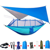 IPRee,300KG,Lightweight,Portable,Camping,Hammock,Awning,Mosquito,Canopy,Nylon,Hammocks,Waterproof,Straps,Shelter